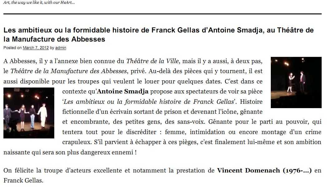 Critique Franck Gellas